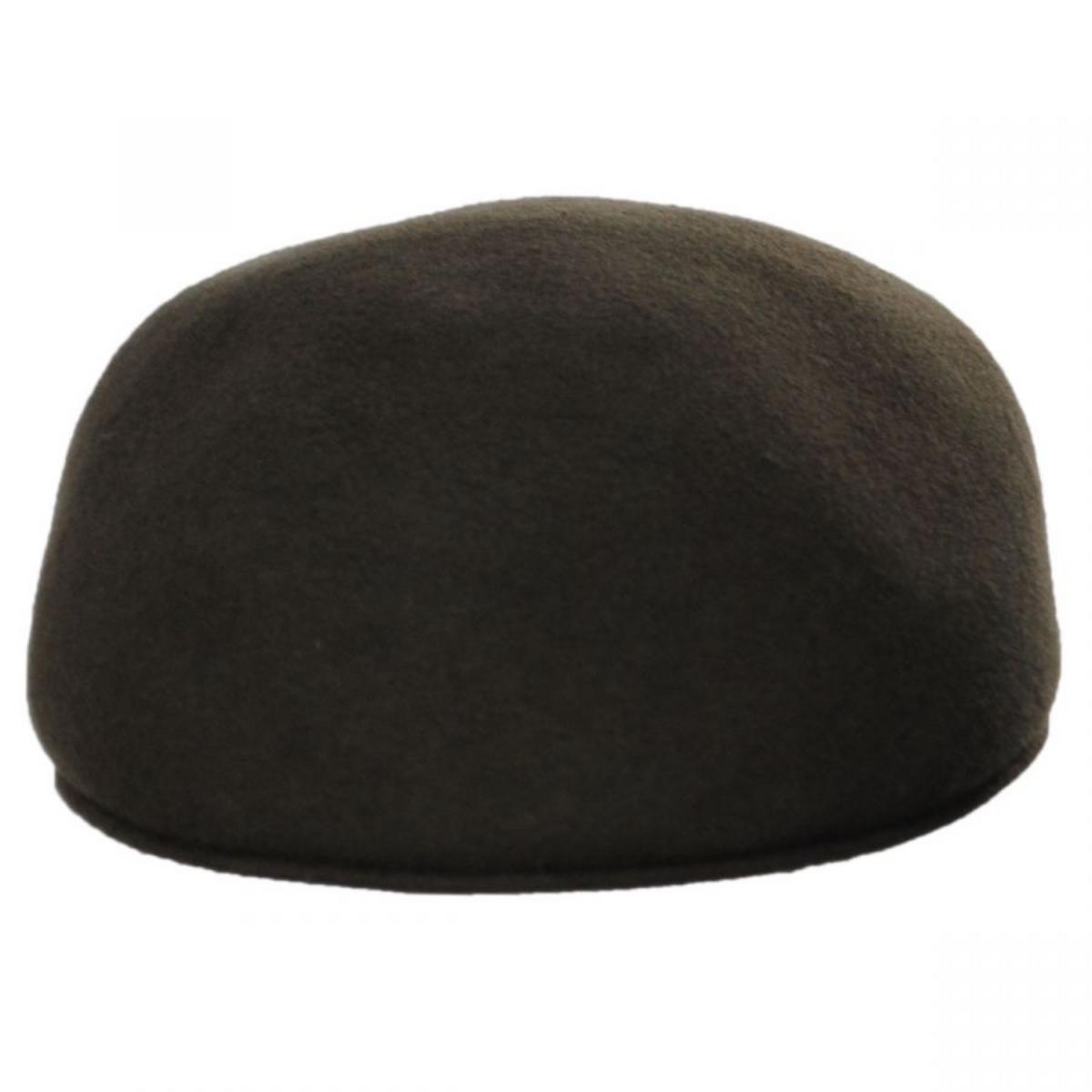Bigalli | Wool Felt Ascot Cap | 161806 | front | MOSS