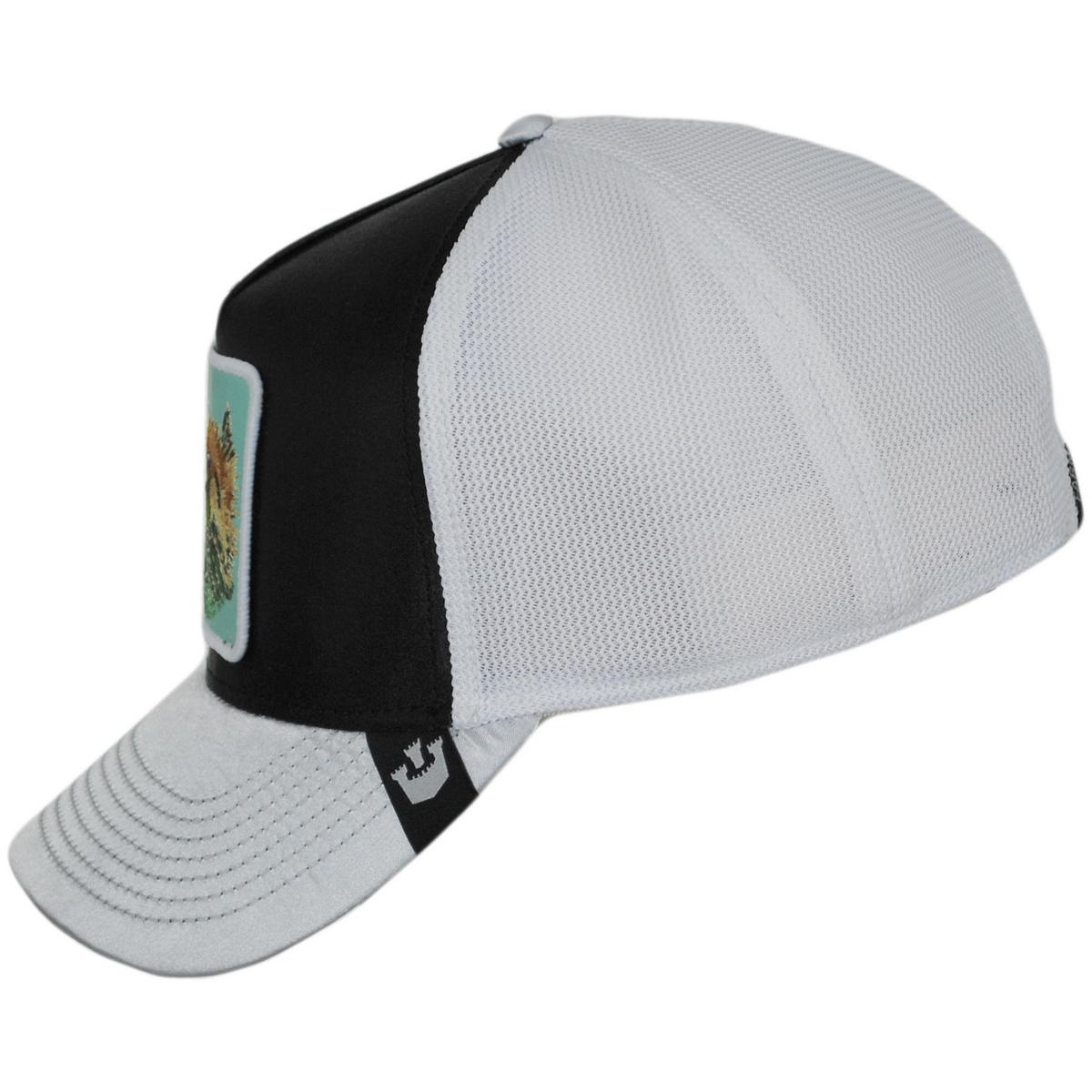 Goorin Bros | Spiked Mesh Trucker Snapback Baseball Cap | 200690 | profile | BLACK
