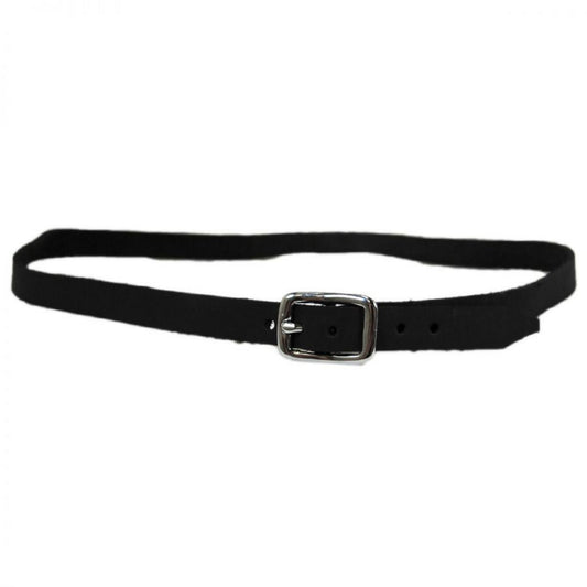 SunBody Hats | Leather Belt Hat Band | 602614 | lead | BLACK