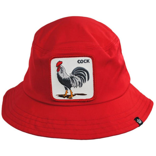 Goorin Bros | Rooster Flex Bucket Hat | 187513 | front | RED