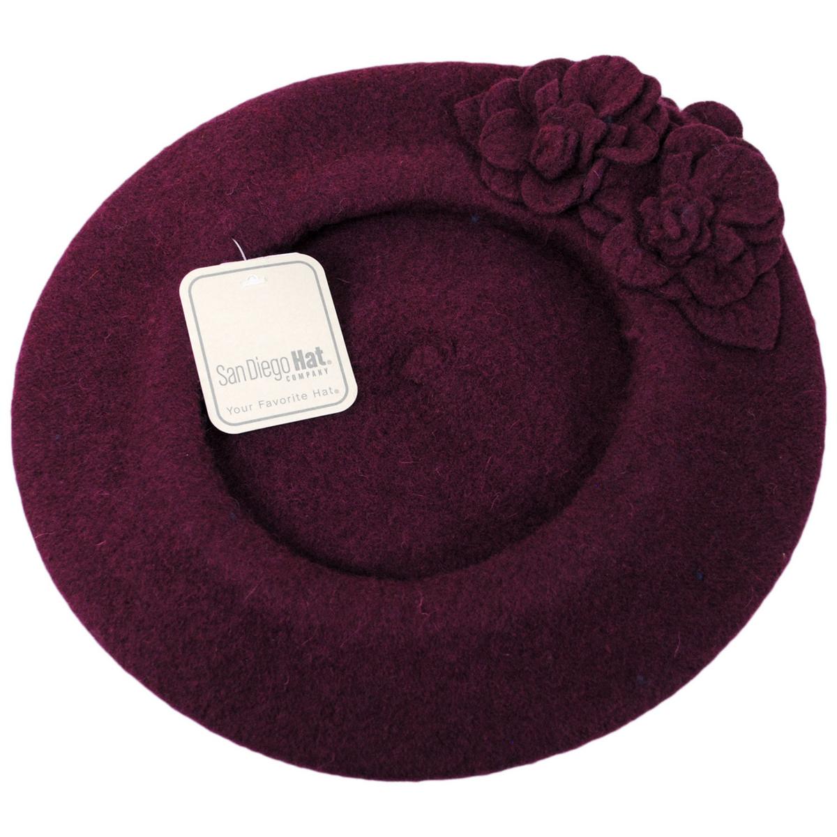 Fleur Wool Beret