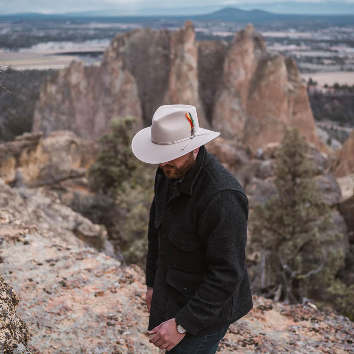 Stetson | Gun Club Dune 5X Fur Felt Western Hat | 130613 | lsmtwo | SILVERBELLY