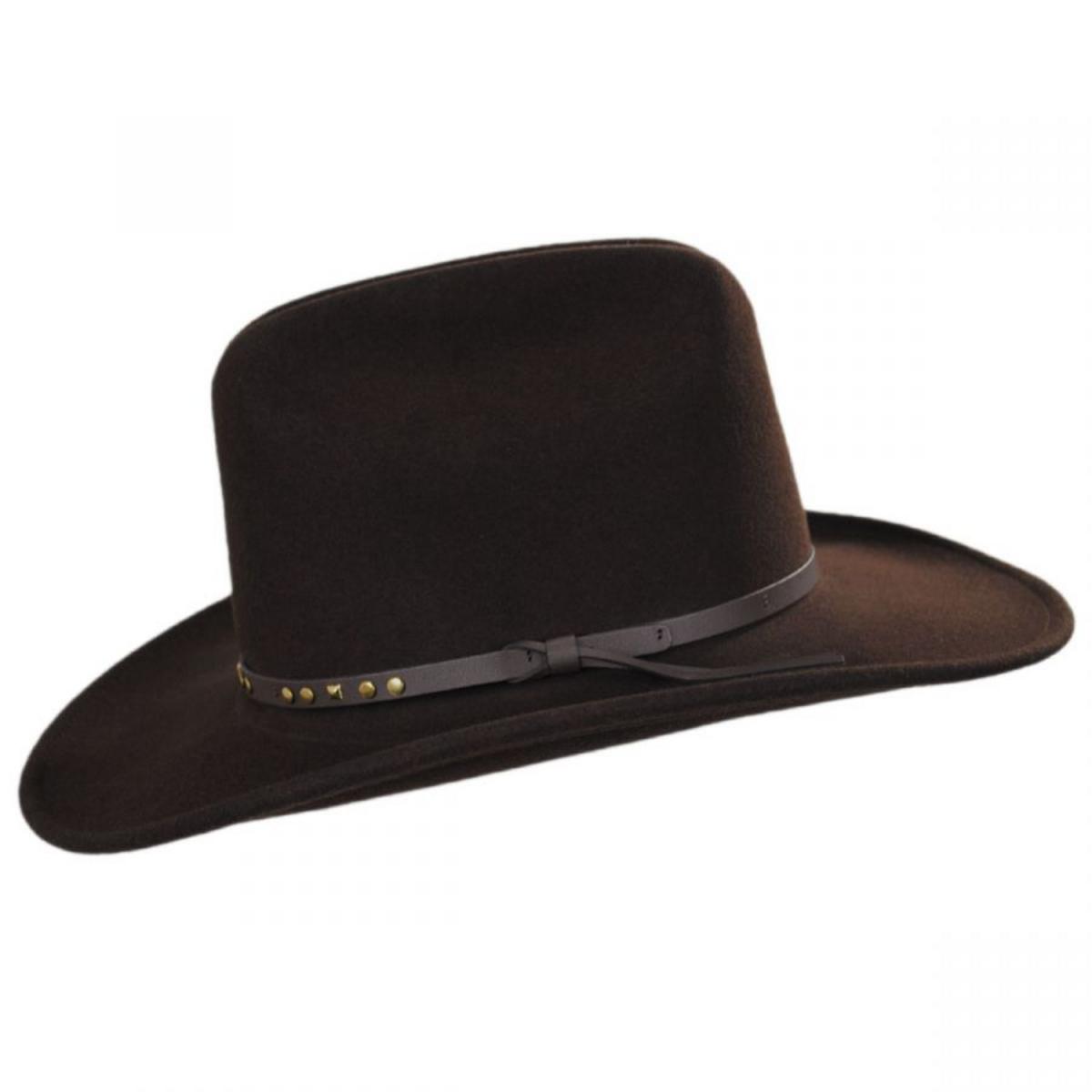 Bailey Western | Chisolm Wool Litefelt Cattlemen Western Hat | 130028 | profile | BEAVER