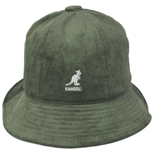 Kangol | Cord Casual Bucket Hat | 185793 | front | OLIVE