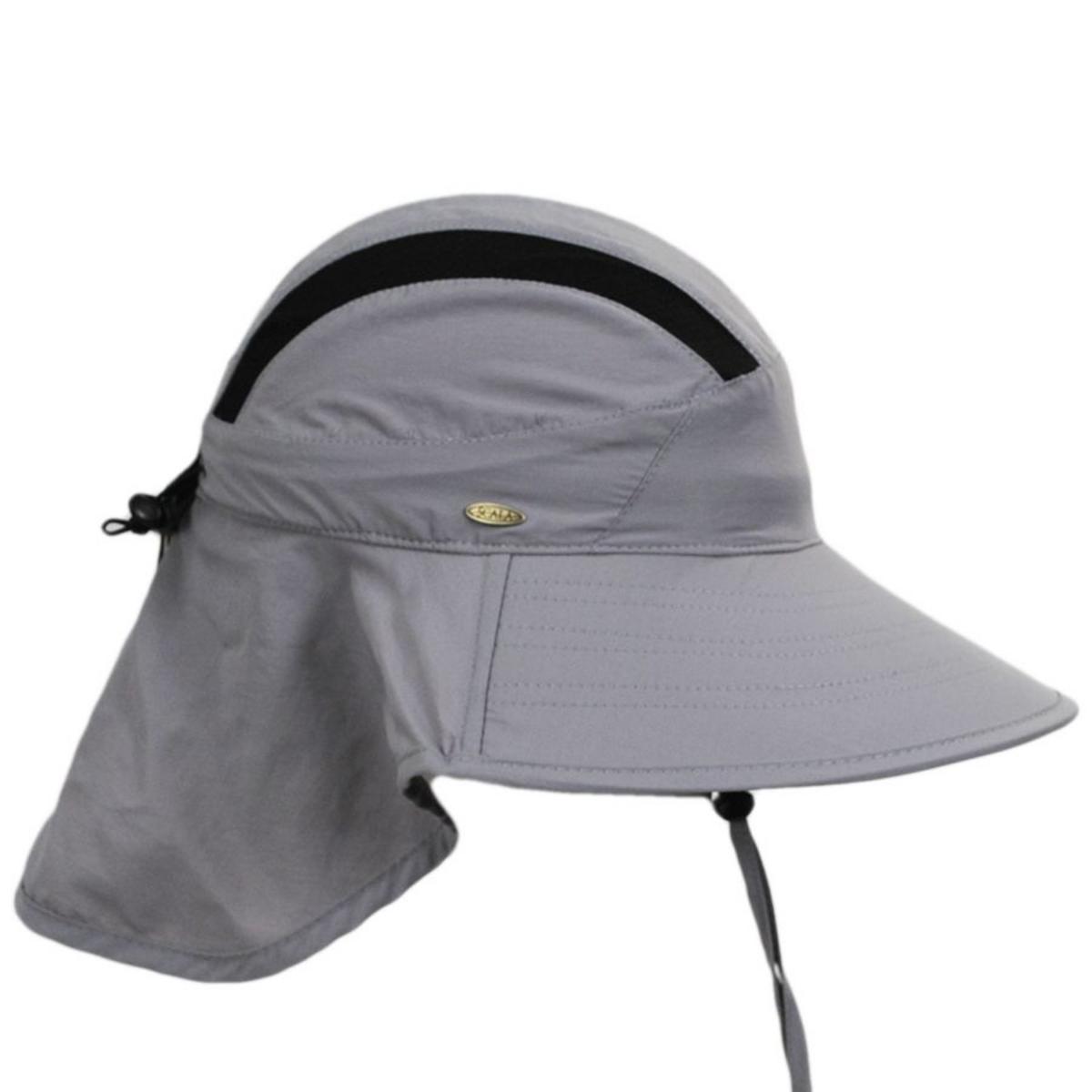Scala | Natalie Nylon Trail Hat | 106435 | profile | SLATE