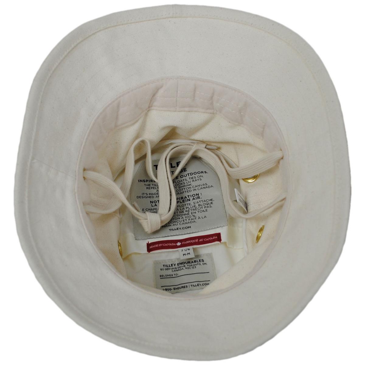 Tilley Endurables | T1 Iconic Cotton Duck Bucket Hat | 400800 | under | NATURAL