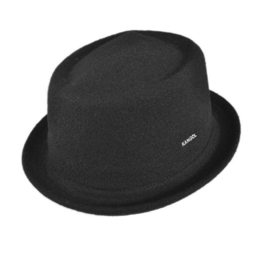 Kangol | Wool Mowbray Pork Pie Hat | 185745 | lead | BLACK