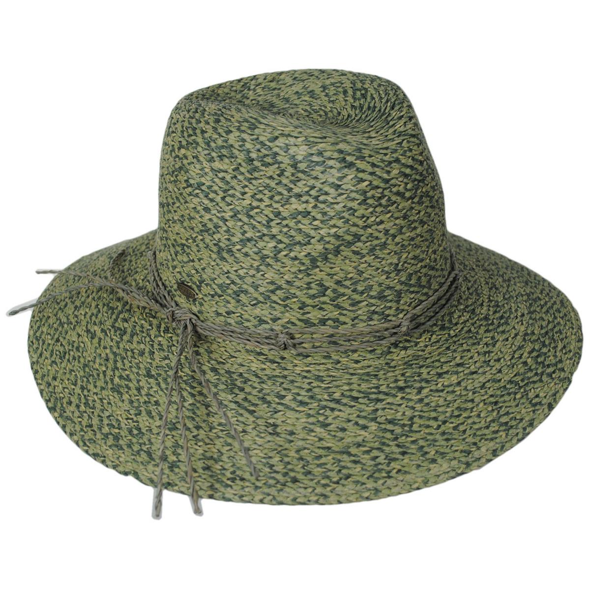 Scala | Llana Toyo Braid Straw Safari Fedora Hat