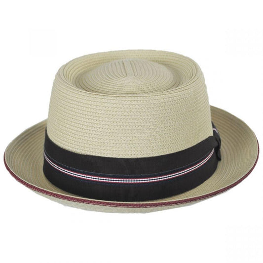Bailey 1922 | Carver Toyo Straw Blend Pork Pie Hat | 127761 | front | NATURAL