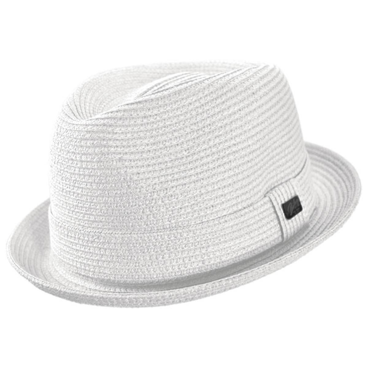 Bailey 1922 | Billy Braided Toyo Straw Fedora Hat - Classic Colors | 127843 | lead | WHITE