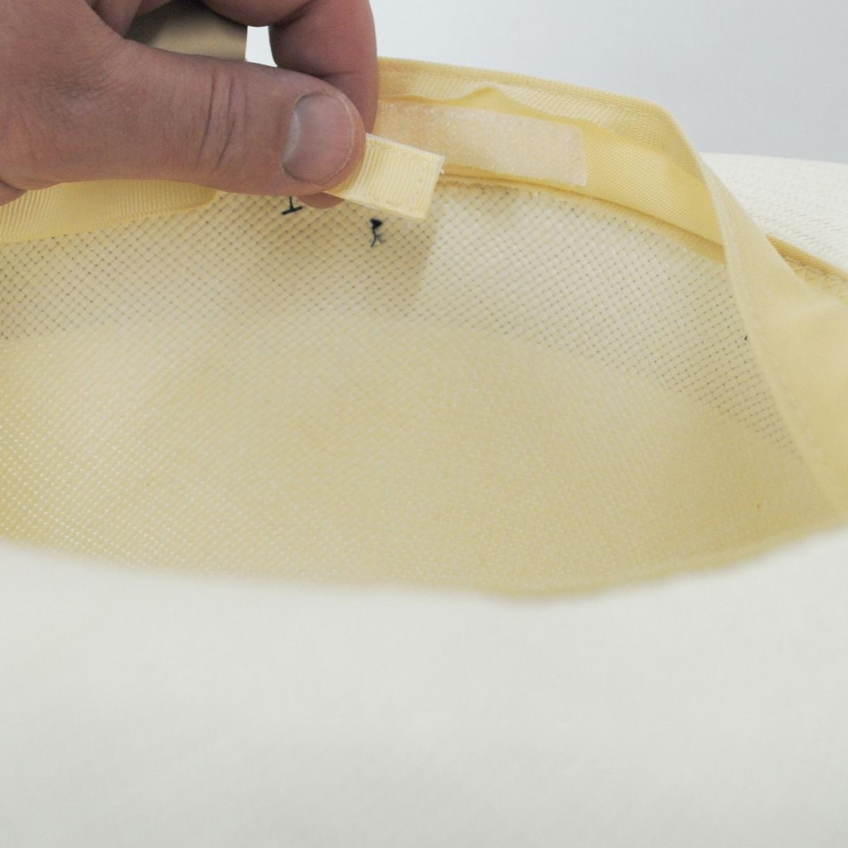 Jaxon Hats | Novo Grade 8 Panama Straw Fedora Hat | 127120 | detailone | BLEACH