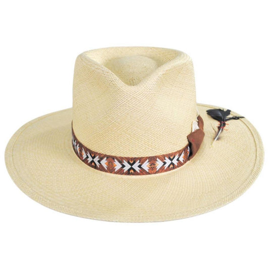 Renegade | Foss Panama Straw Fedora Hat | 127746 | front | NATURAL