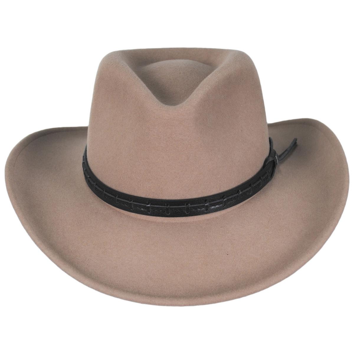 Bailey Western | Firehole Crushable Wool LiteFelt Western Hat | 130141 | front | FAWN