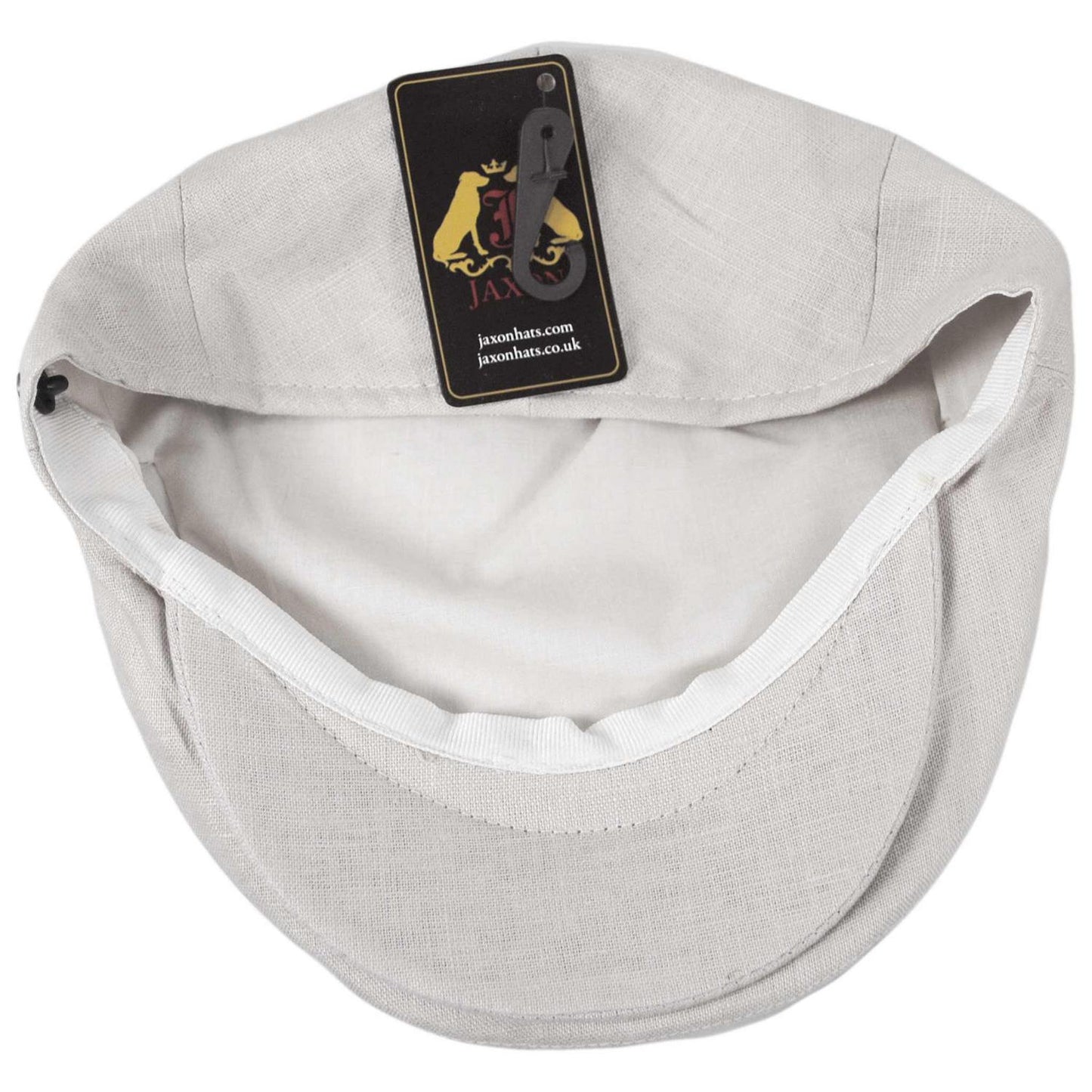 Jaxon Hats | Linen and Cotton Ivy Cap | 167732 | under | WHITE