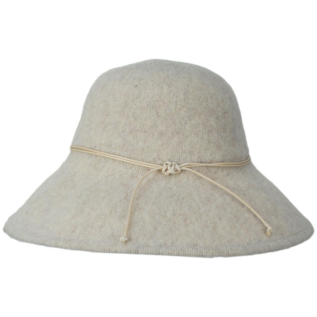 San Diego Hat Company | Park Lane Wool Knit Lampshade Hat | 108647 | profile | BEIGE