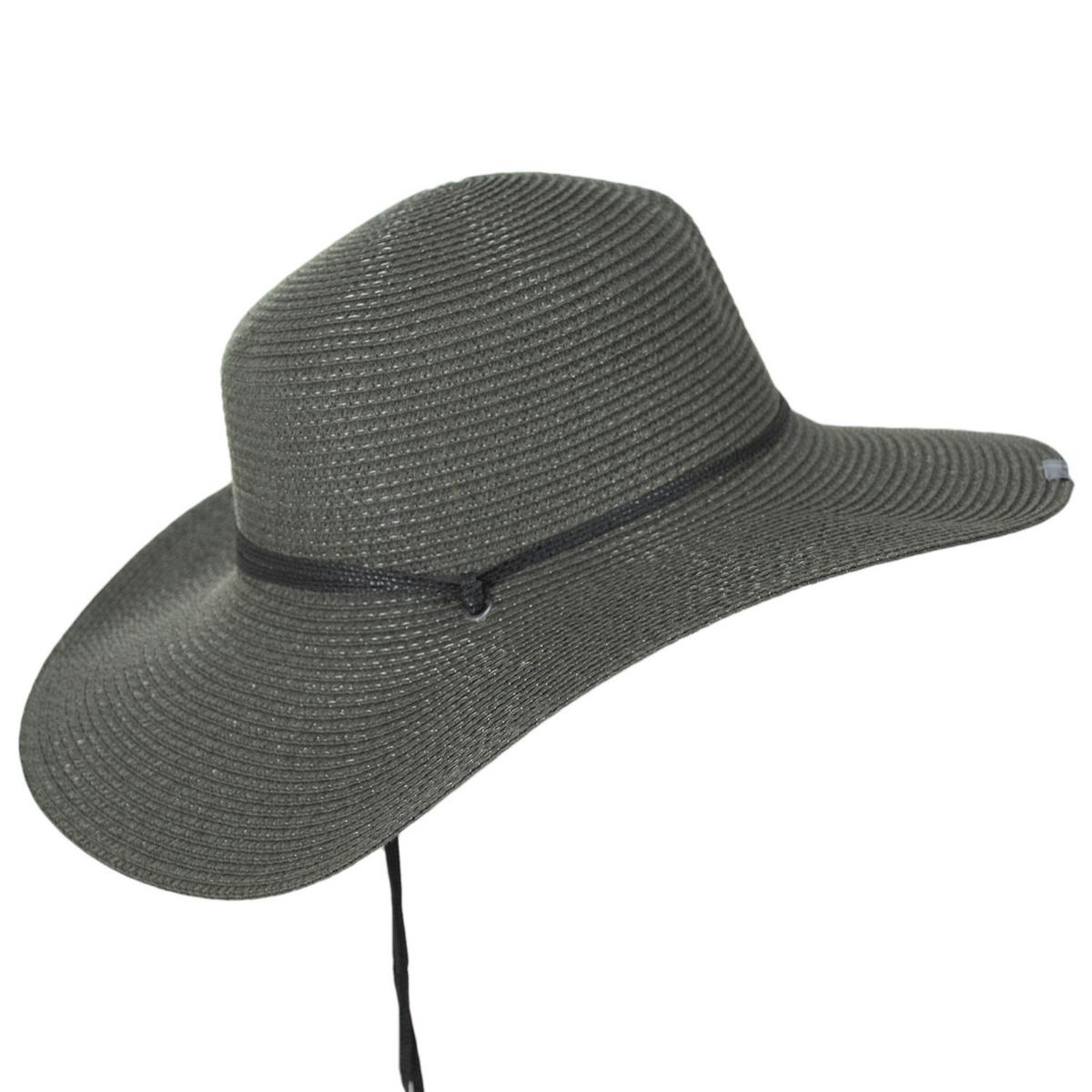 Columbia Sportswear | Global Adventure Packable Toyo Straw Blend Sun Hat | 108106 | profile | STONE GREEN