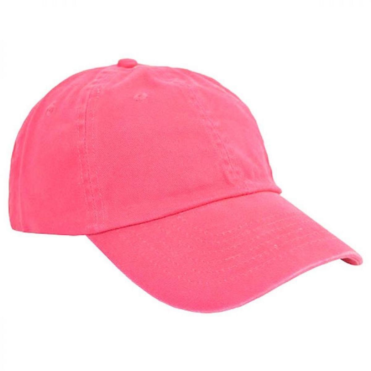 HeadShots by KC Caps | Adult LoPro Strapback Baseball Cap Dad Hat | 200510 | lead | PINK