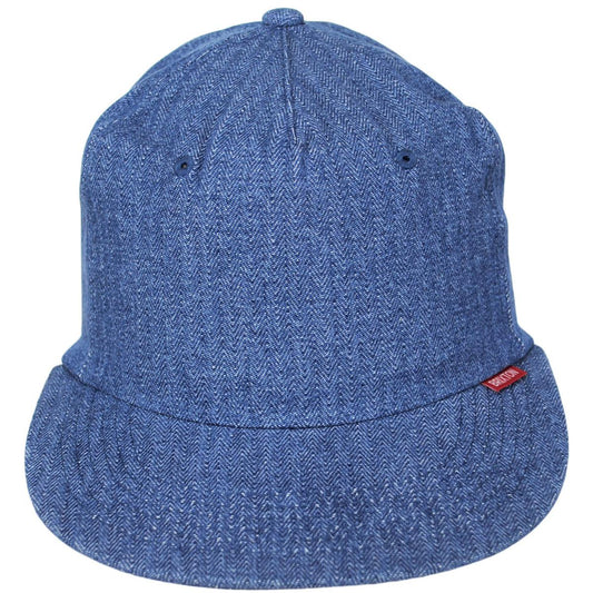 BRIXTON HATS | Reserve Assembly Cotton HP Snapback Baseball Cap | 201843 | front | UNION HERRINGBONE