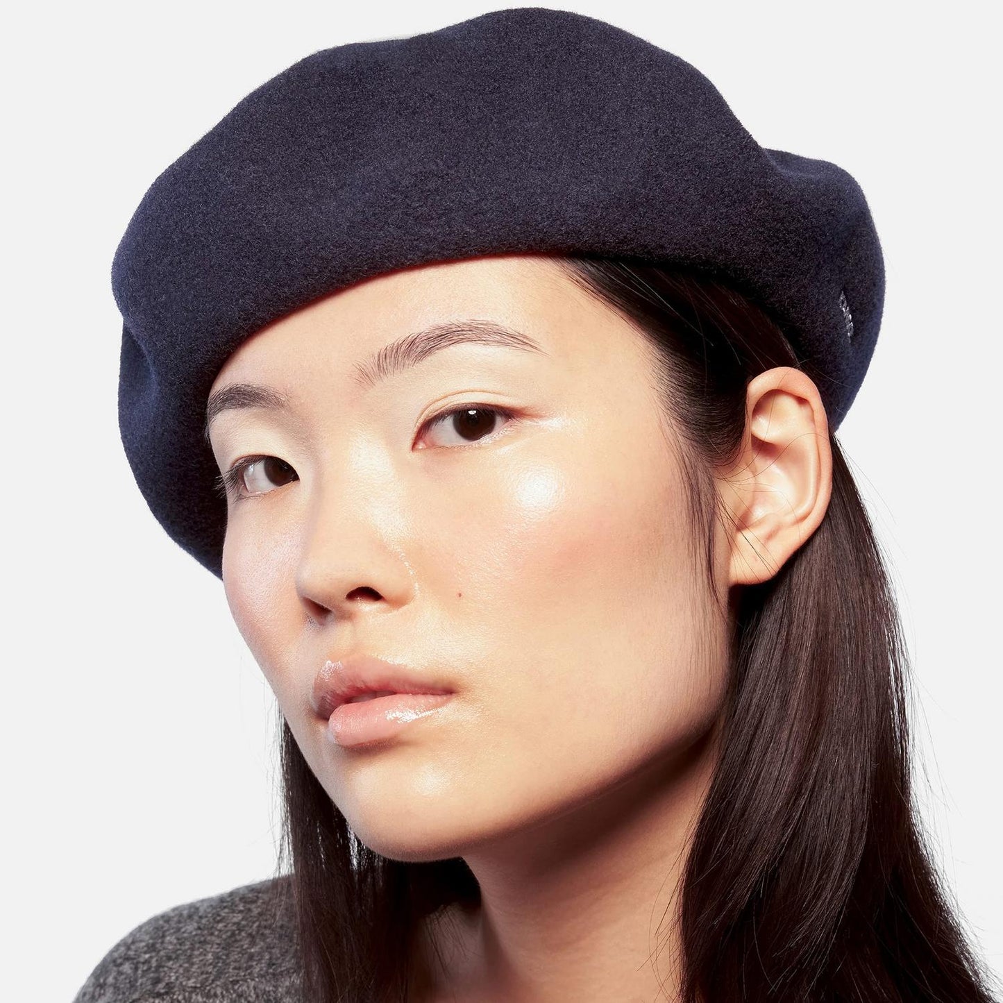 Kangol | Anglobasque Wool Beret | 150900 | lsfone | DARK BLUE