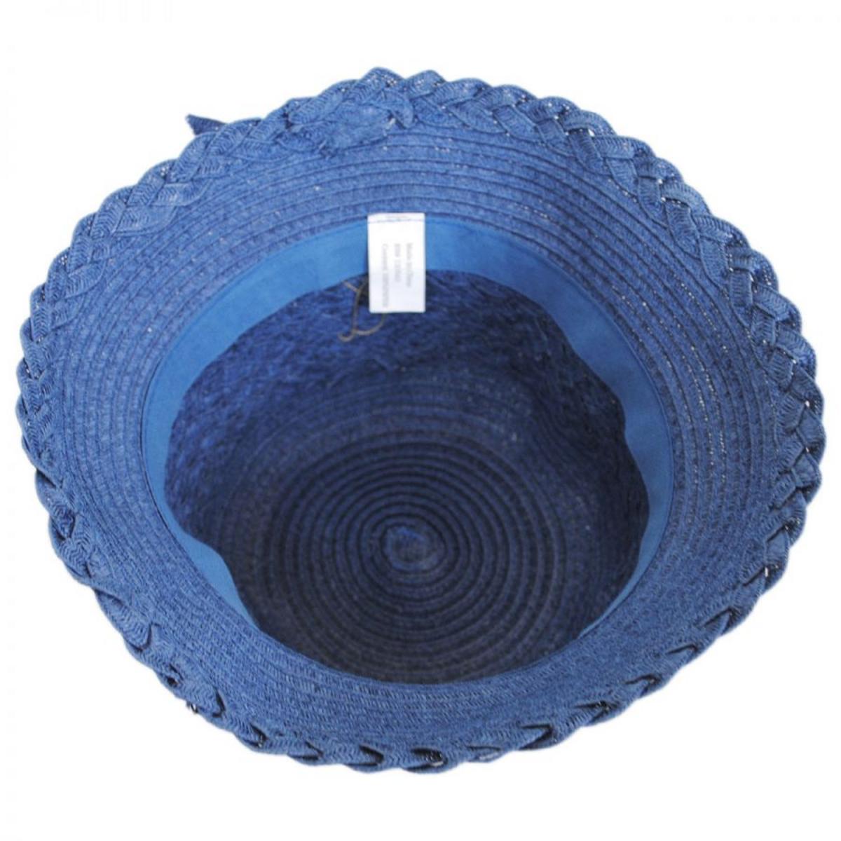 Jeanne Simmons | Kid's Toyo Braid Cloche Hat | 505610 | under | BLUE