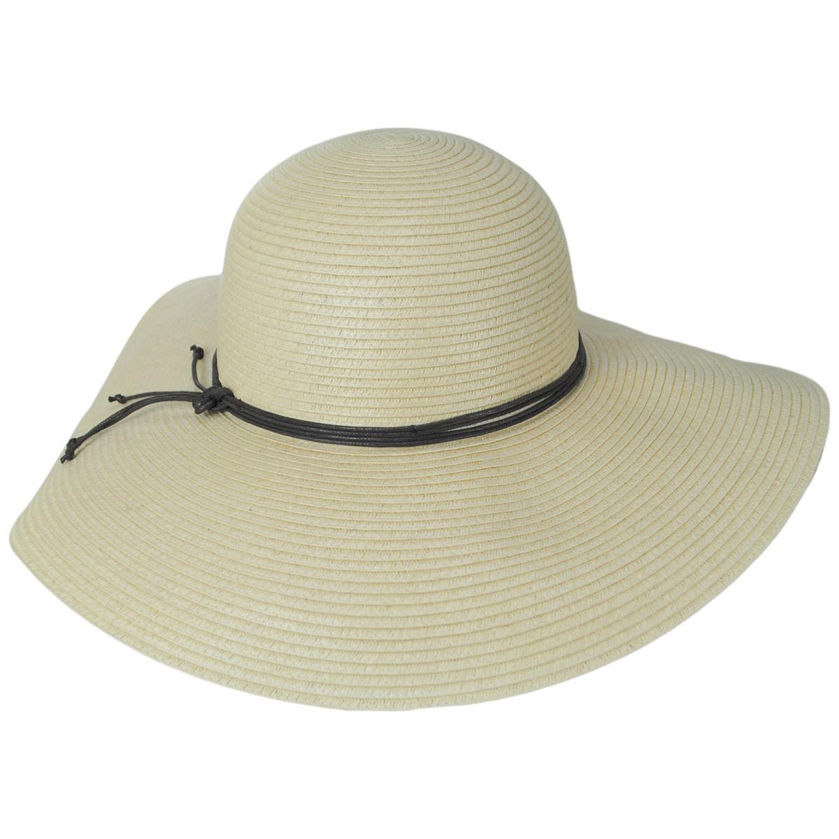 Bigalli | Floppy Summer Toyo Braid Swinger Sun Hat | 104710 | front | CREAM