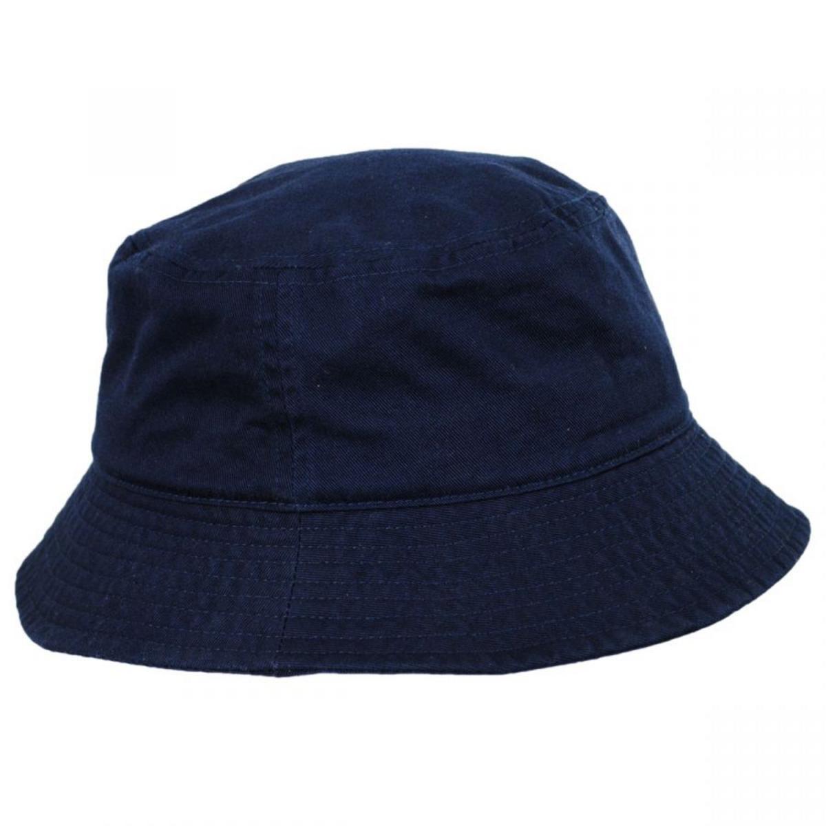 Kangol | Washed Cotton Bucket Hat | 185701 | profile | NAVY
