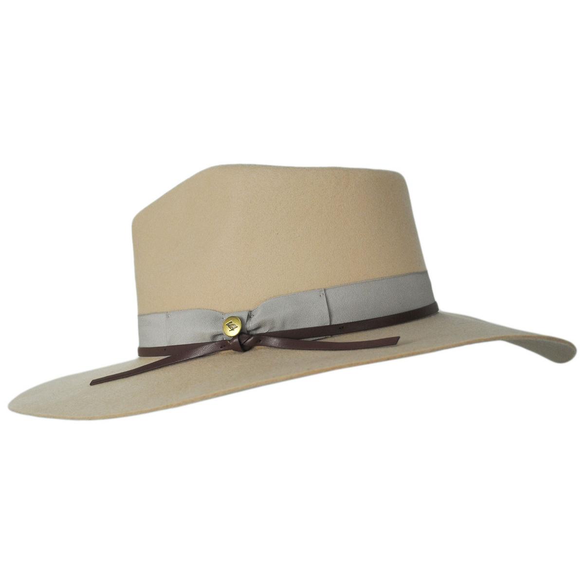 Peter Grimm | Byron Bay Wool Felt Rancher Hat | 136500 | profile | SAND