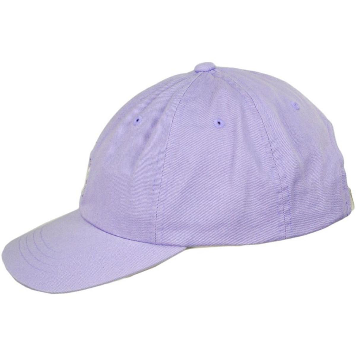 Kangol | Washed Cotton Strapback Baseball Cap Dad Hat - Fashion Colors | 201173A | profile | ICED LILAC