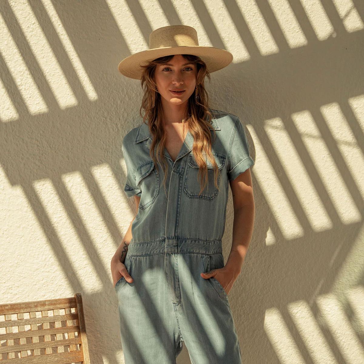 Stetson | Highlands Palm Straw Gambler Hat | 127036 | lsfone | NATURAL