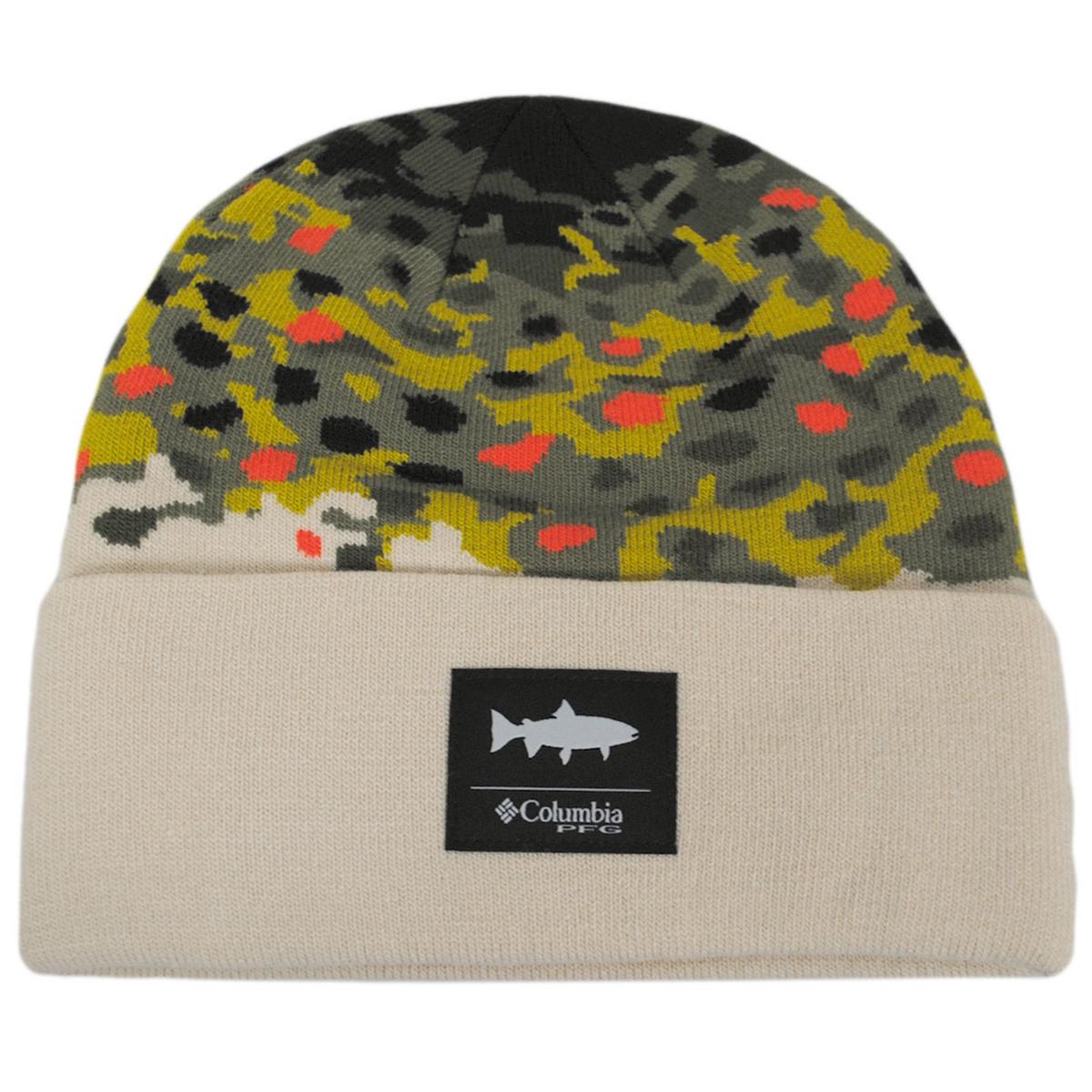 Columbia Sportswear | PFG Fall River Acrylic Knit Beanie Hat | 500747 | lead | DARK STONE