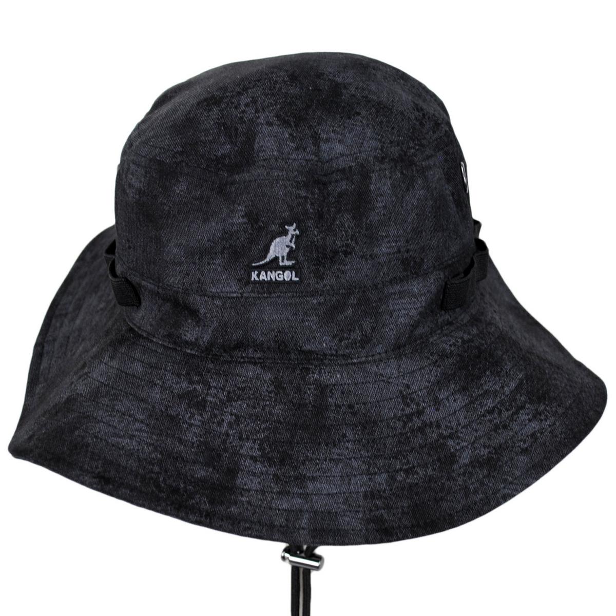 Kangol | Salvaged Outdoor Cotton Booney Hat | 185827 | front | BLACK