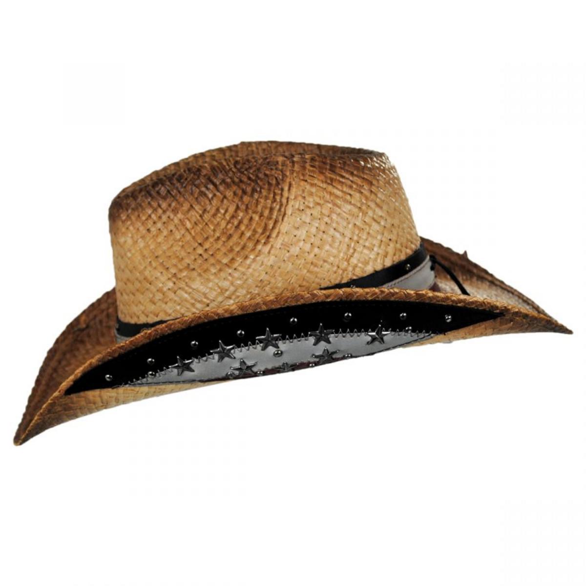 Kenny K | Star Spangled Toyo Straw Western Hat | 102223 | profile | TEA