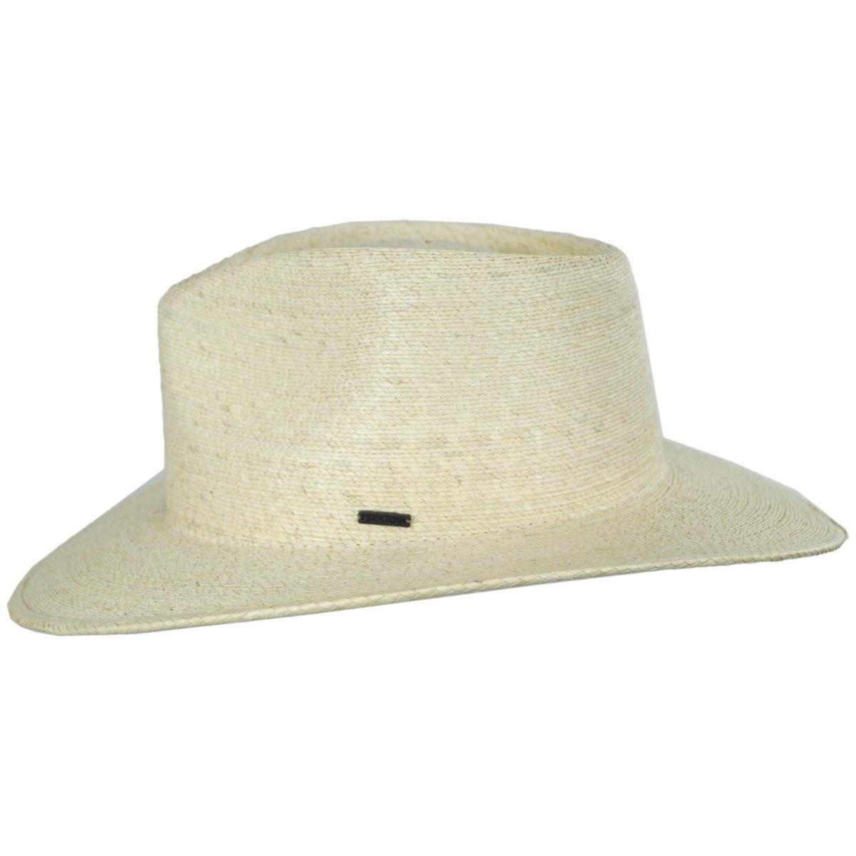BRIXTON HATS | Marcos Palm Straw Fedora Hat | 104036 | profile | NATURAL