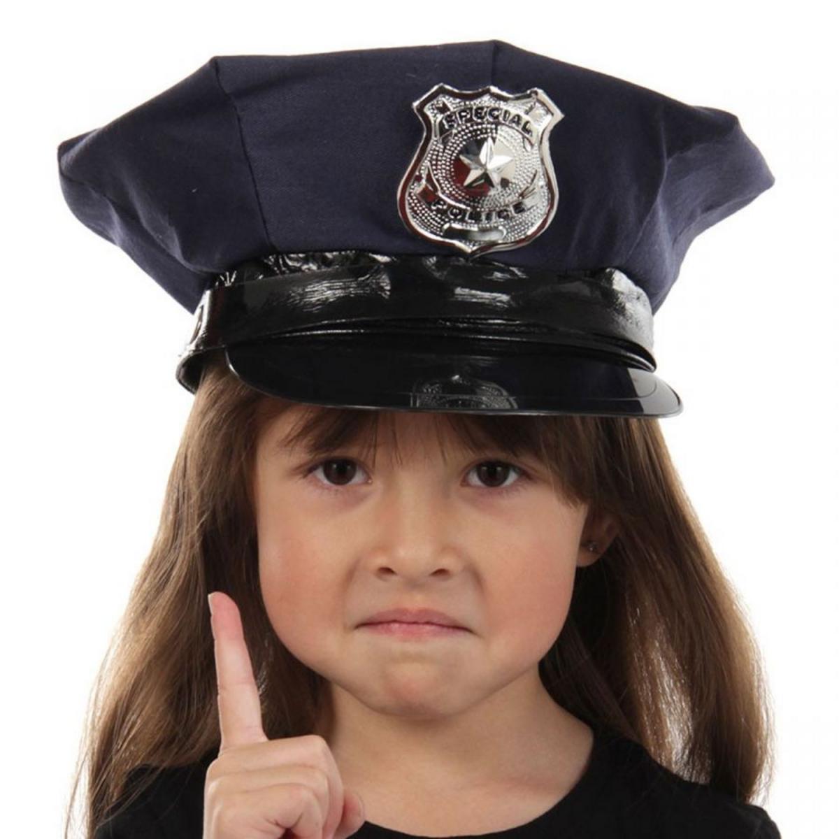 Elope | Kid's Police Cap | 556017 | profile | BLACK