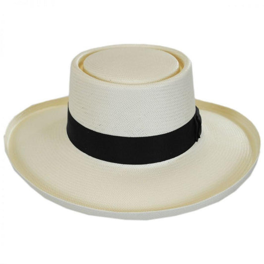Stetson | Colonel Shantung Straw Gambler Hat | 126911 | front | NATURAL