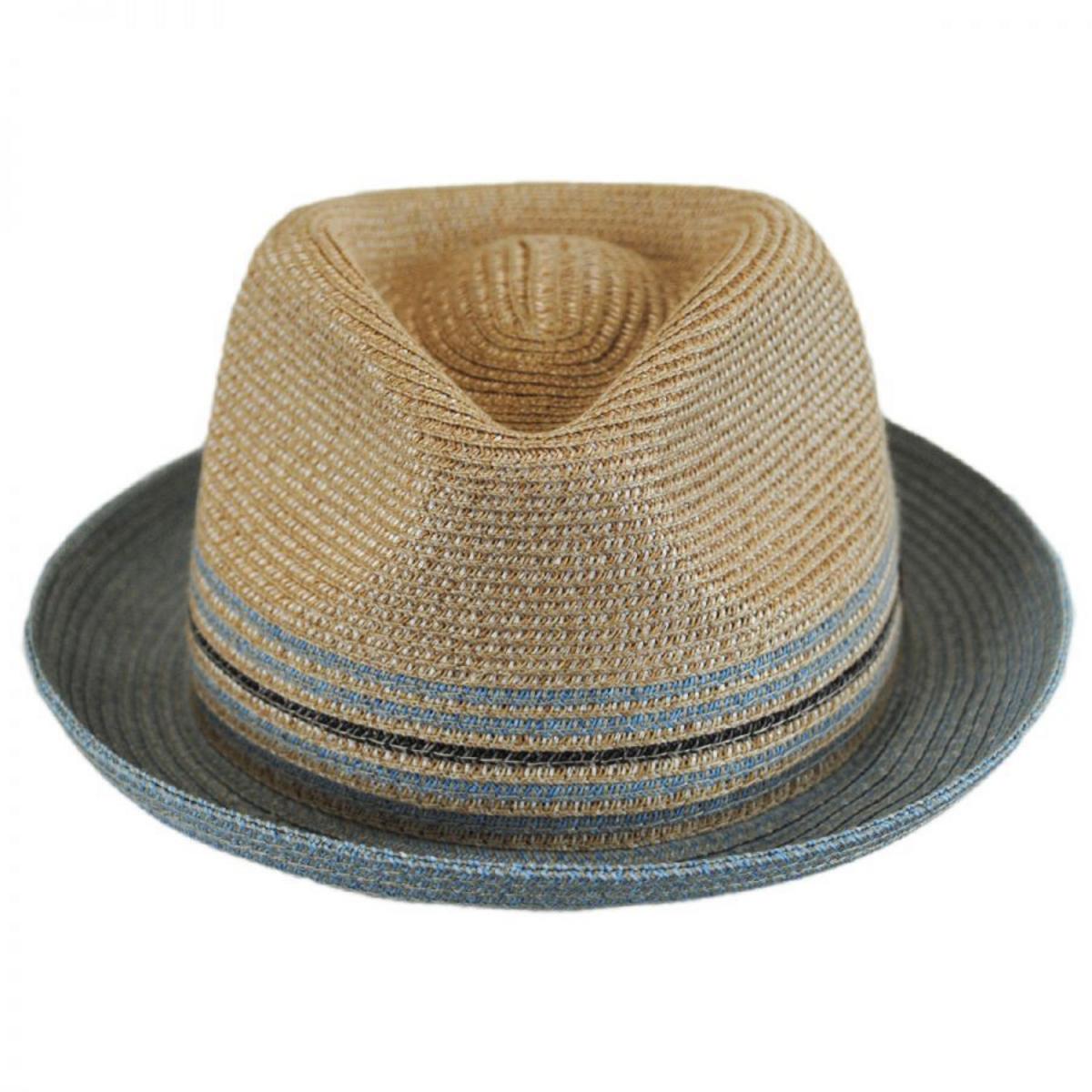 Bailey 1922 | Hooper Toyo Straw Blend Trilby Fedora Hat | 127777 | front | NATURAL
