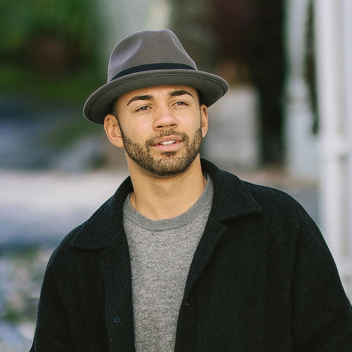 Jaxon Hats | Blues Crushable Wool Felt Trilby Fedora Hat | 132020 | lsmtwo | GREY