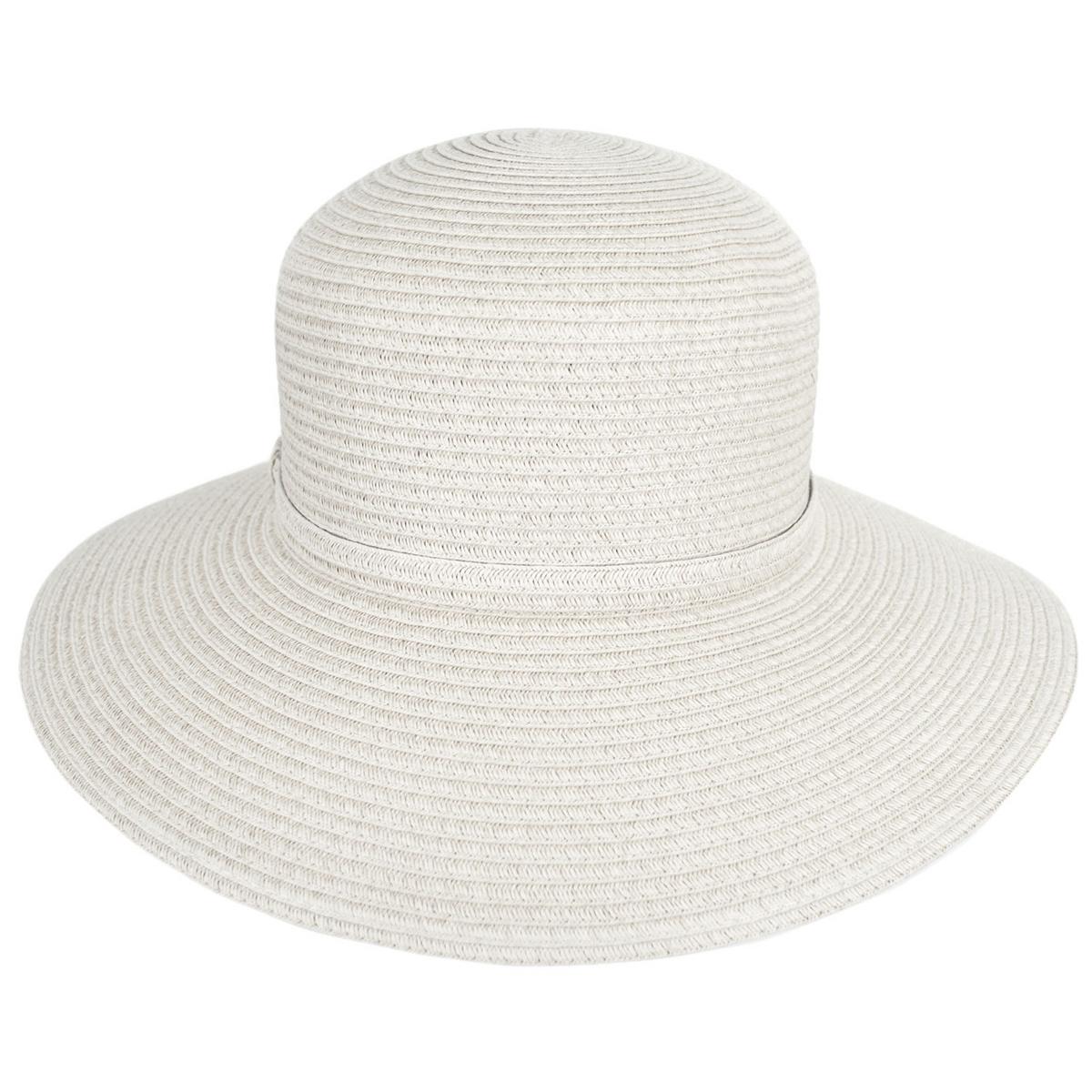 Physician Endorsed | Camelia Toyo Straw Sun Hat | 102674 | front | WHITE