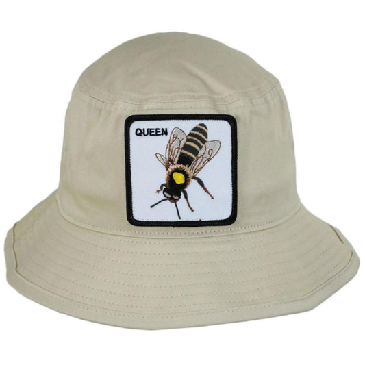Goorin Bros | Queen Bee Bucket Hat | 187509 | front | WHITE