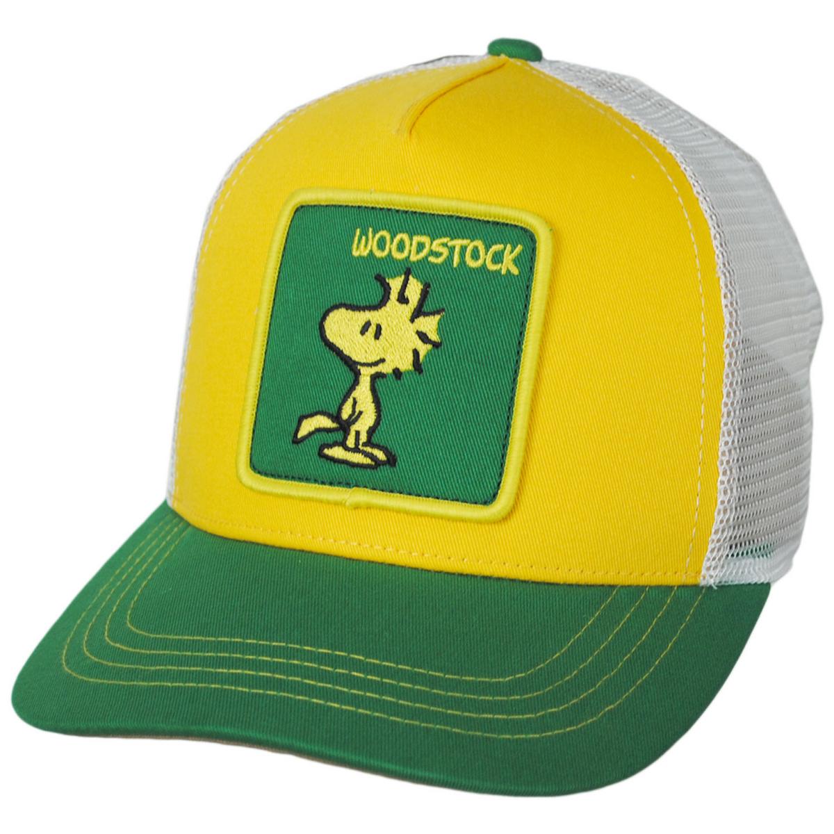 Peanuts | Woodstock Mesh Trucker Snapback Baseball Cap | 201306 | lead | YELLOW