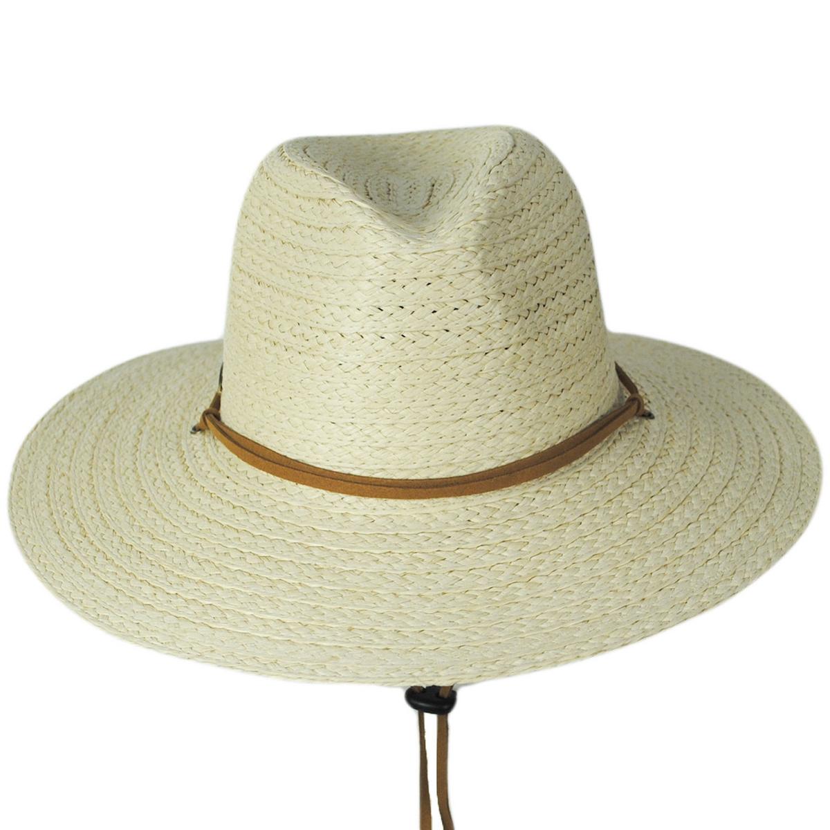 Panama Jack | Thredfin Toyo Straw Aussie Hat | 102015 | front | NATURAL