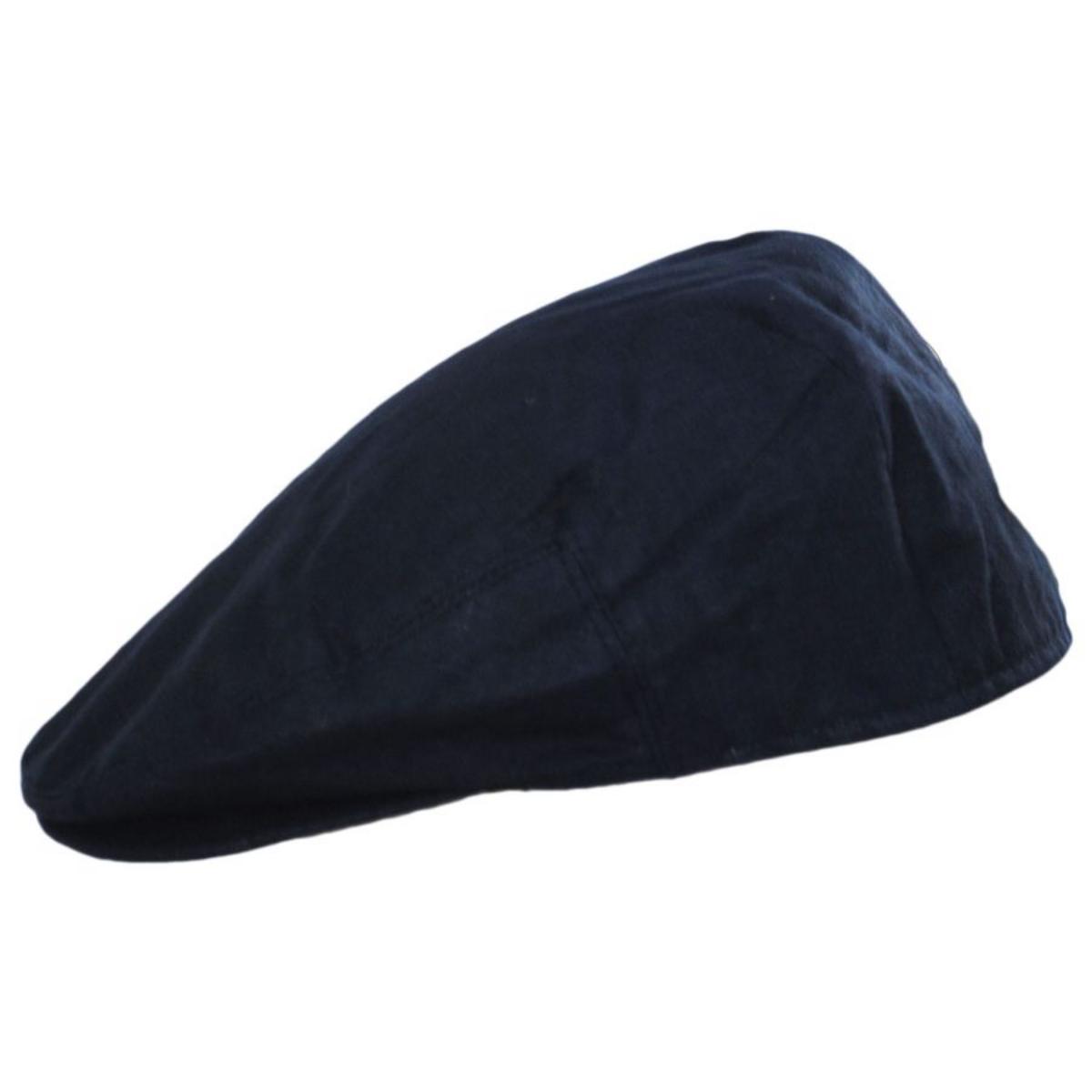 Jaxon Hats | Linen and Cotton Ivy Cap | 167732 | profile | NAVY BLUE