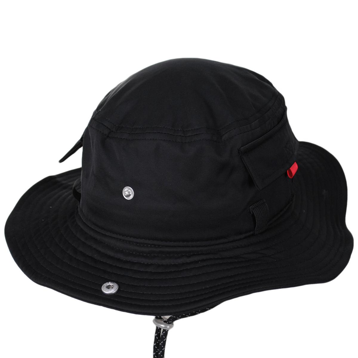 Kangol | Easy Carry Cotton Blend Fisherman Booney Hat | 185815 | lead | BLACK