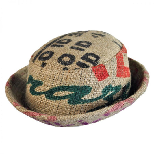 Hills Hats of New Zealand | Havana Coffee Works Jute Pork Pie Hat | 147607 | lead | MULTI
