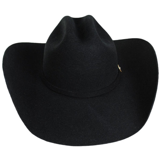 Stetson | Oak Ridge Wool Felt Western Hat | 130751 | front | BLACK