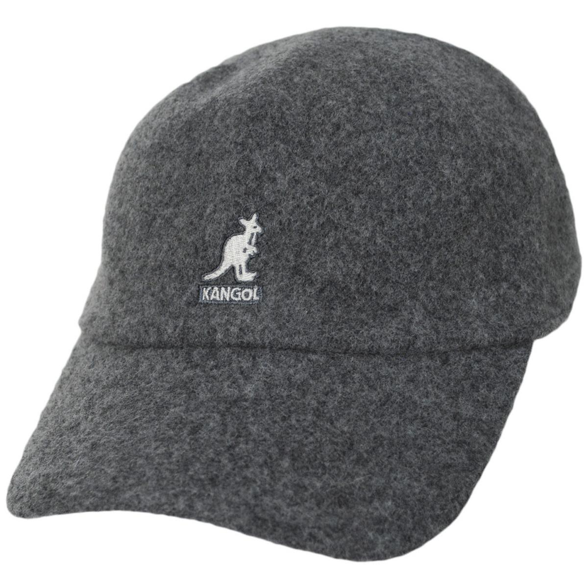 Kangol | Wool Spacecap Fitted Baseball Cap | 201106 | lead | FLANNEL