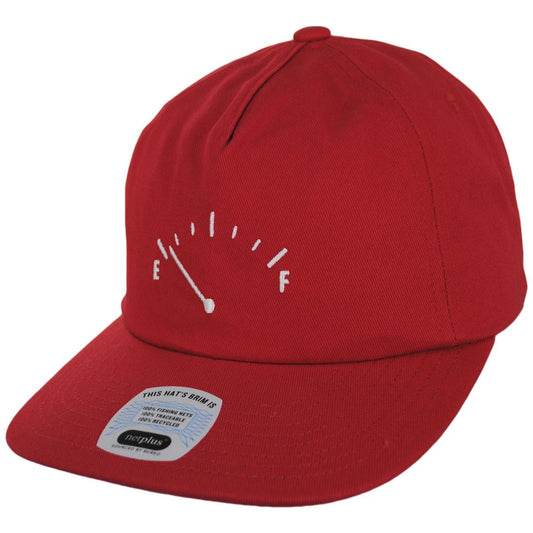 BRIXTON HATS | Running on Empty LP Cotton NetPlus Strapback Baseball Cap | 201863 | lead | CRIMSON/WHITE