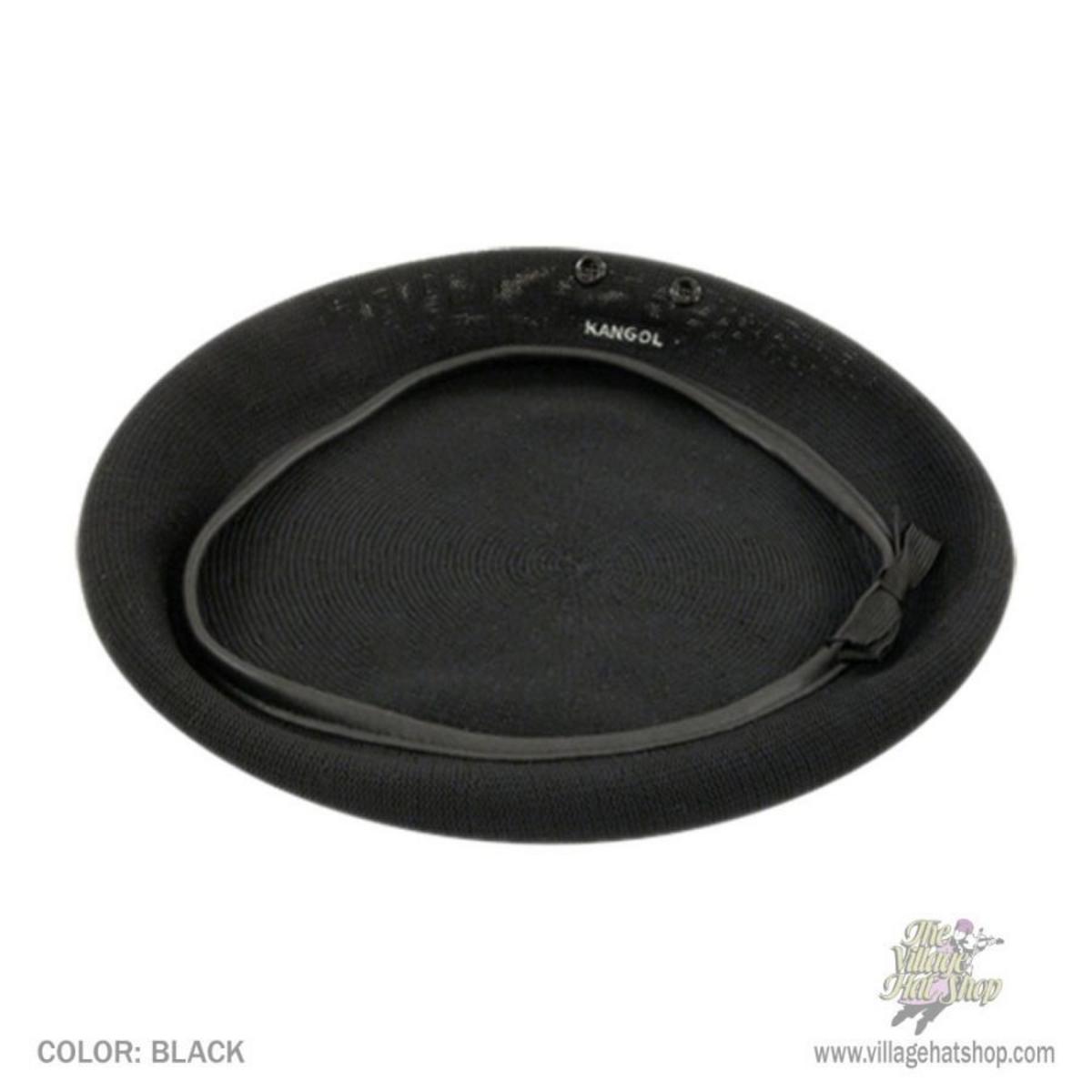 Kangol | Monty Tropic Military Beret | 150901 | profile | BLACK