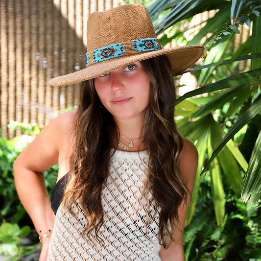 NIKKI BEACH | La Paz Toyo Straw Rancher Fedora Hat | 102718 | lsfone | TOAST