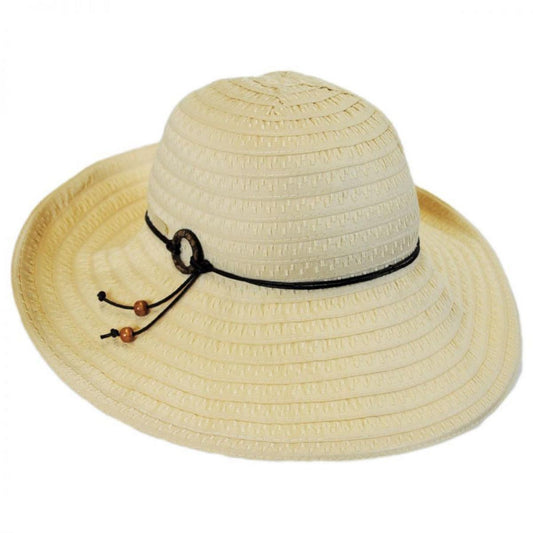 Betmar | Safari Ribbon Sun Hat | 106062 | lead | NATURAL